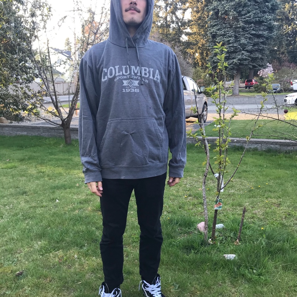 Grey grunge oversized sweatshirt / hoodie !